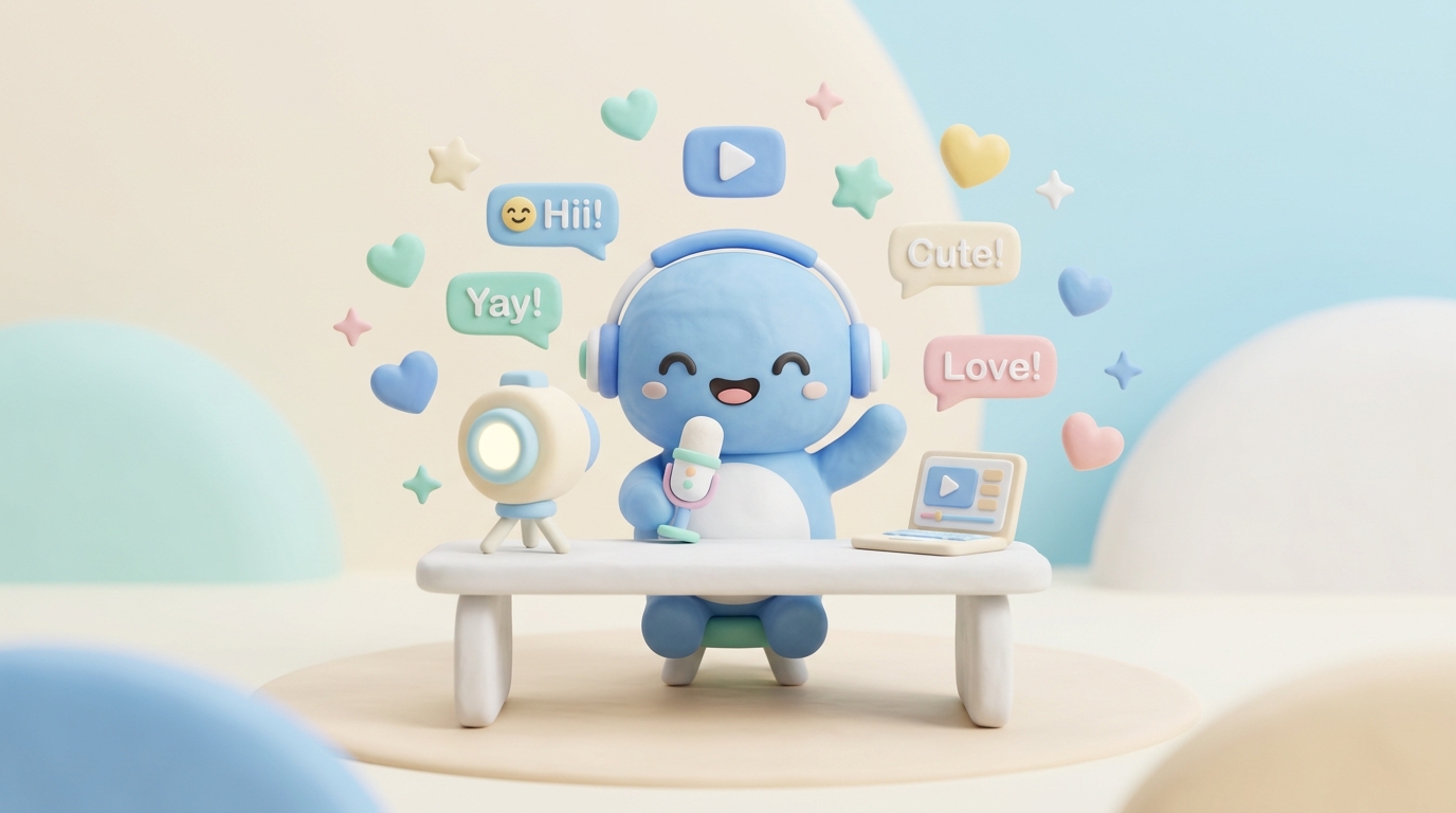 TUBER Cute Mascot 3D