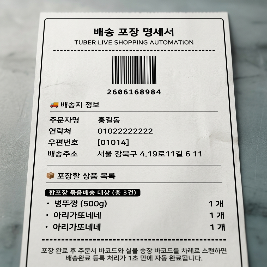 Delivery Packing Slip